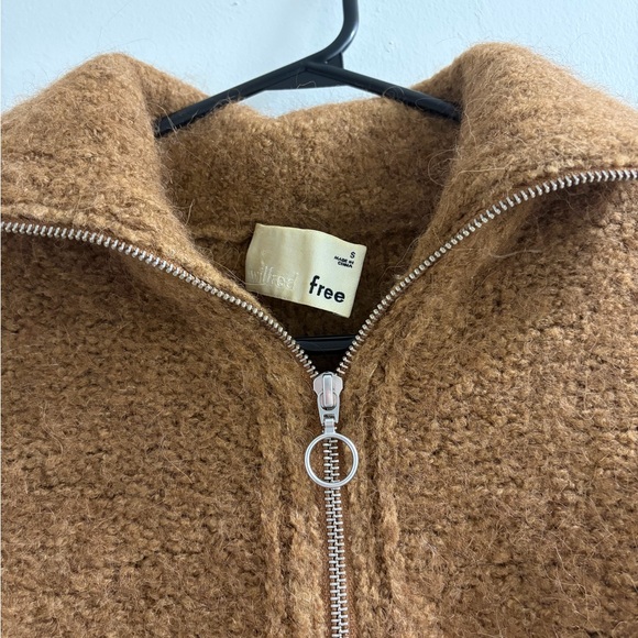 Wilfred Free Brown Wool and Alpaca Sweater - Picture 2 of 5